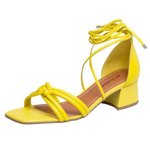 Sandália Salto Bloco Baixo Bottero 343003 Sandália Feminina
