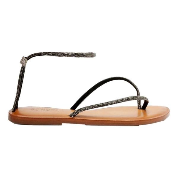 Sandália schutz rasteira lottie minimalista feminina s216510016