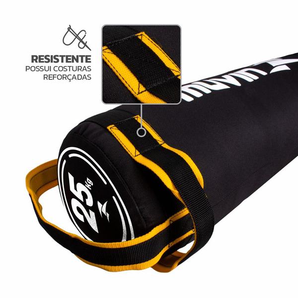 Imagem de Sandbag Muvin  25 kg  Treinamento Funcional  Equipado com 7 Alças de Pegada Resistente - Força