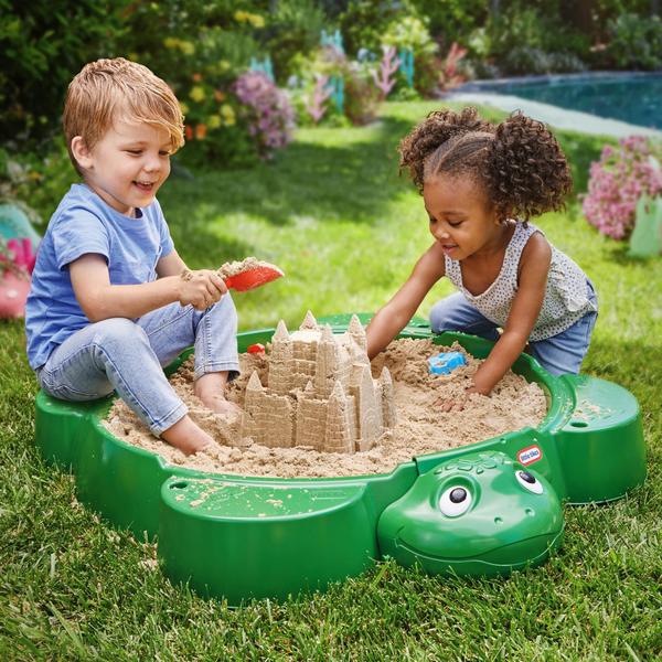 Imagem de Sandbox Little Tikes Turtle para meninos e meninas de 1 a 6 anos