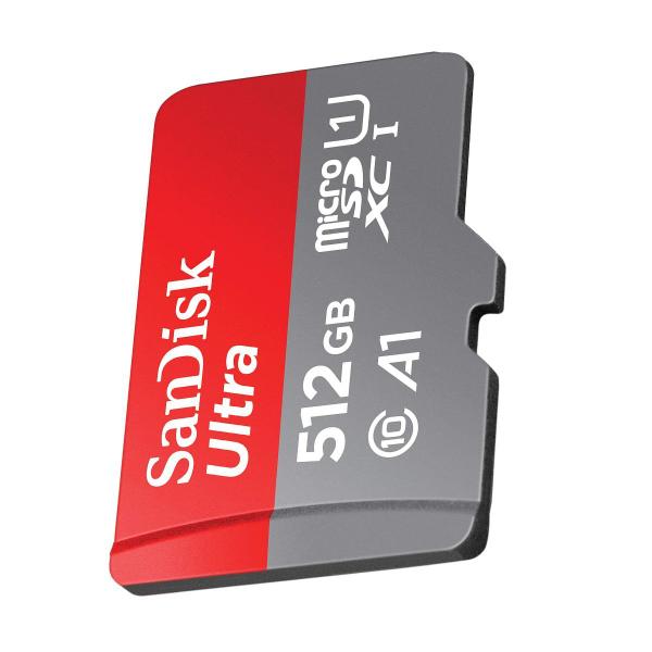 Imagem de SanDisk Cartão de memória Ultra MicroSDXC UHS-I de 512 GB com adaptador 100 MB/s Cartão Micro SD