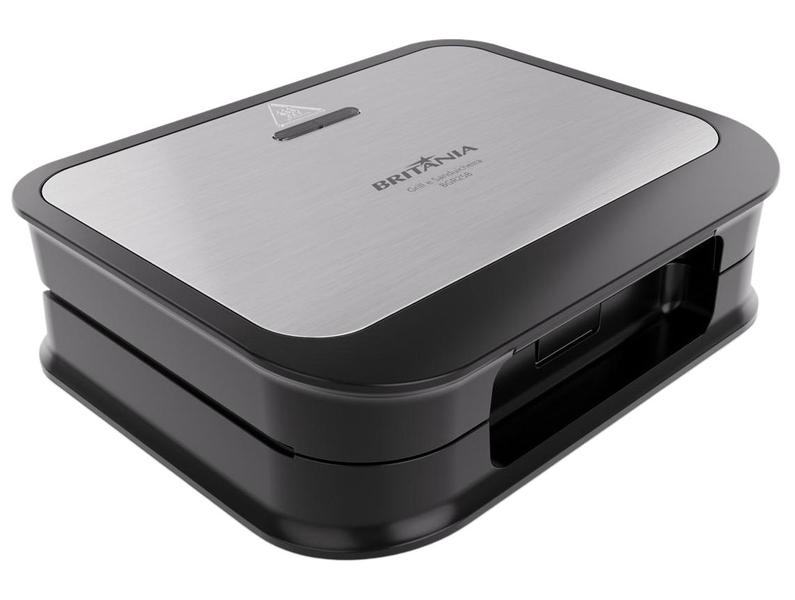 Sanduicheira Britânia BGR25B 750W Preta 66701206 Sanduicheira Britânia BGR25B 750W Preta 66701206