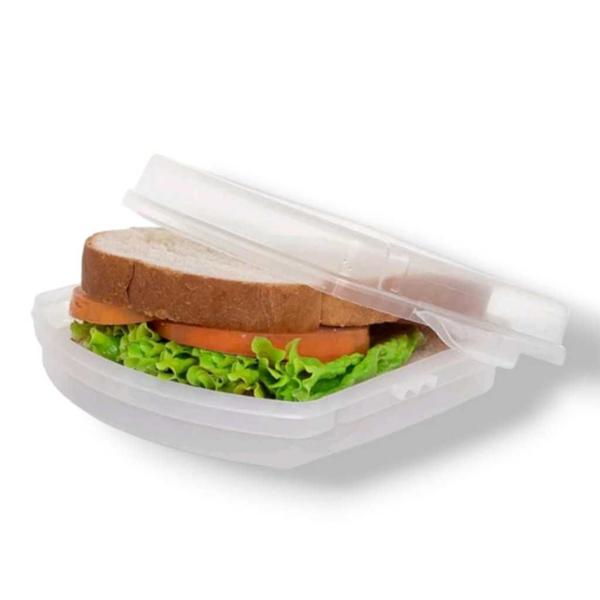 Imagem de Sanduicheira Escolar Infantil  Marmita 200ml com Tampa BPA Free Lanche para Criança