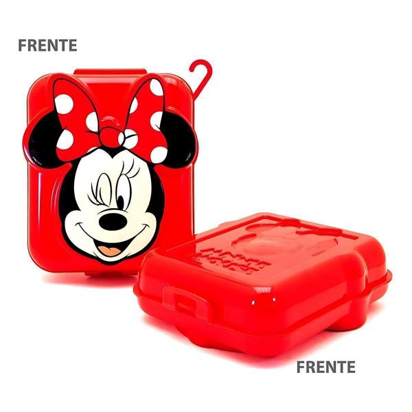 Imagem de Sanduicheira Infantil Disney Minnie 3D Plasútil Vermelho