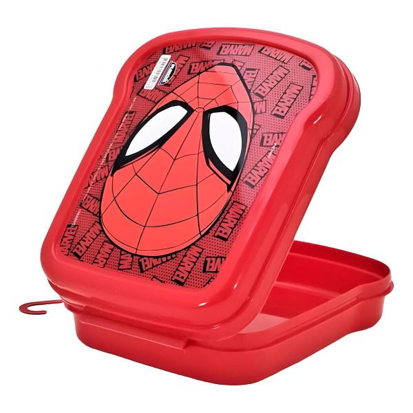 Imagem de Sanduicheira Infantil Escolar Lancheira Kids Homem-Aranha