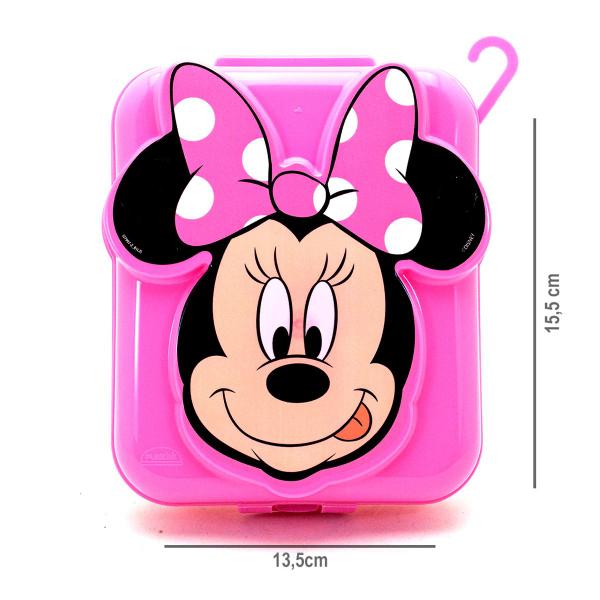 Imagem de Sanduicheira Infantil Minnie 3D Lancheira Escolar Plasútil