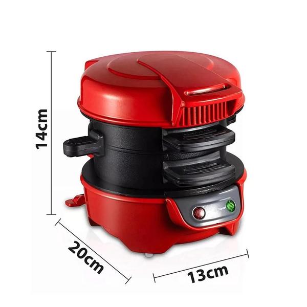 Sanduicheira Máquina De Fazer Hambúrguer Elétrica 110V - QG DOS PRODUTOS Imagem de Sanduicheira Máquina De Fazer Hambúrguer Elétrica 110V