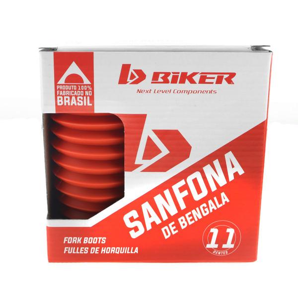 Imagem de Sanfona Suspensão Biker Protetor Bengala 11 Dentes Cg 125 Cg 150 Titan Fan 125 Fazer 150