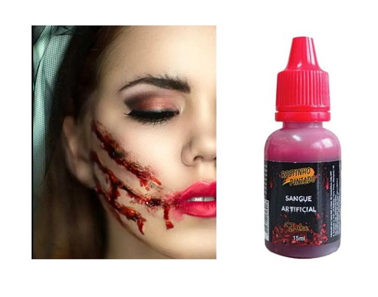 Imagem de Sangue Artificial Para Halloween Color Make Profissional