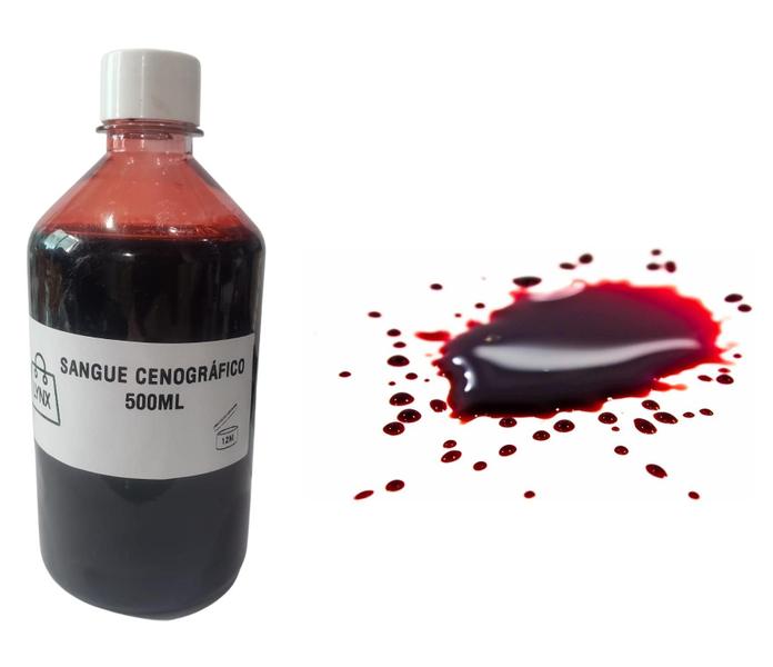 Imagem de Sangue Líquido Cenográfico Falso Artístico 500Ml