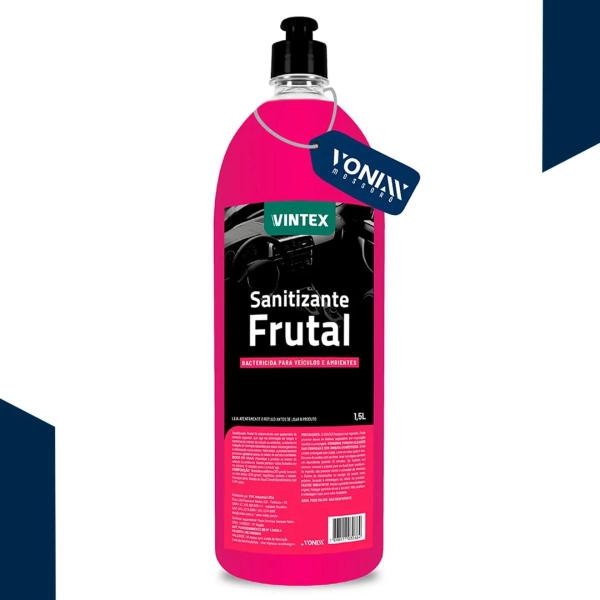 Sanitizante Frutal1,5 Litros Vintex Limpador Interno Imagem de Sanitizante Frutal1,5 Litros Vintex Limpador Interno