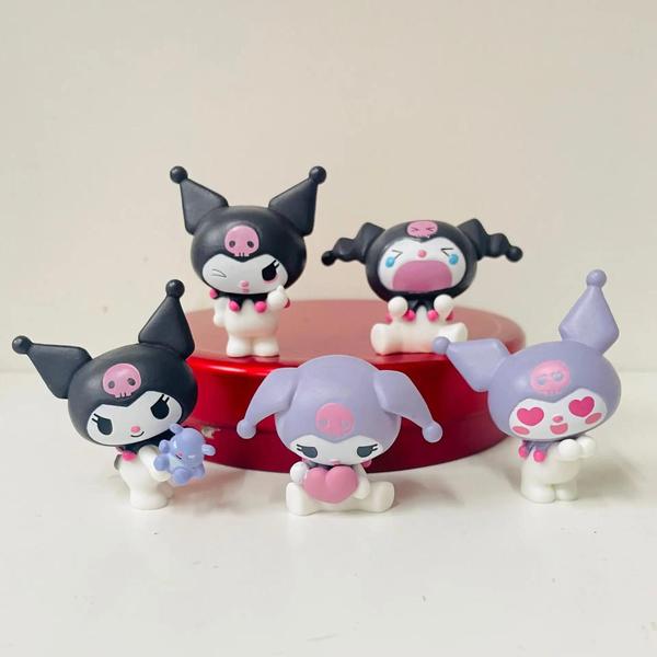 Imagem de Sanrio Mini Figura Blind Box Toy, Brinquedos Cápsula Kuromi, Trendy Play Ornamento, Vida Diária