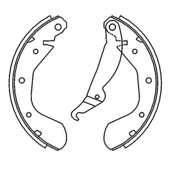 Imagem de Sapata de Freio Traseiro Corsa 1994 a 2008 Syl 201703