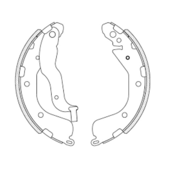 Imagem de SAPATA FREIO para ONIX 1.0 12V 19/ ONIX 1.0 RS TURBO 20/