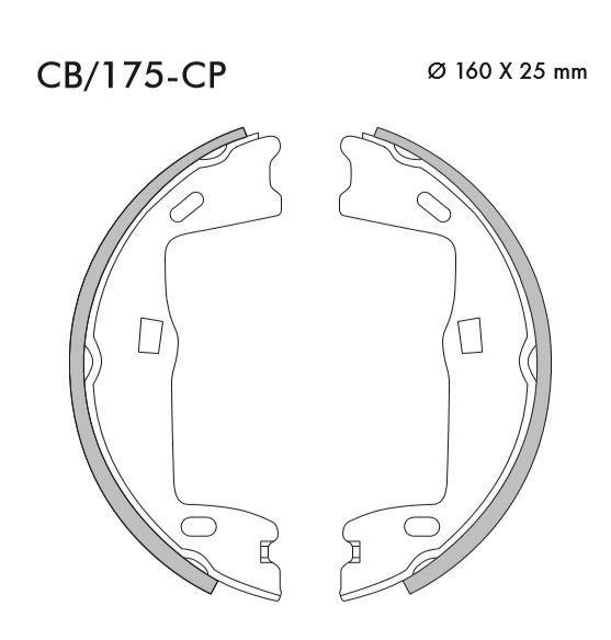 Imagem de Sapata Freio Traseira Astra Omega Vectra Frasle Cb175CP