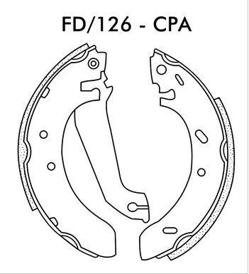 Imagem de Sapata Freio Traseira Escort Ap 1.6 1.8 8v 1993 a 1996
