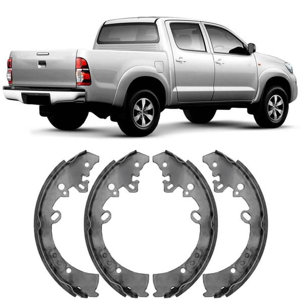Sapata Lona de Freio Hilux SW4 Akebono Traseira Cobreq Imagem de Sapata Lona de Freio Hilux SW4 Akebono Traseira Cobreq