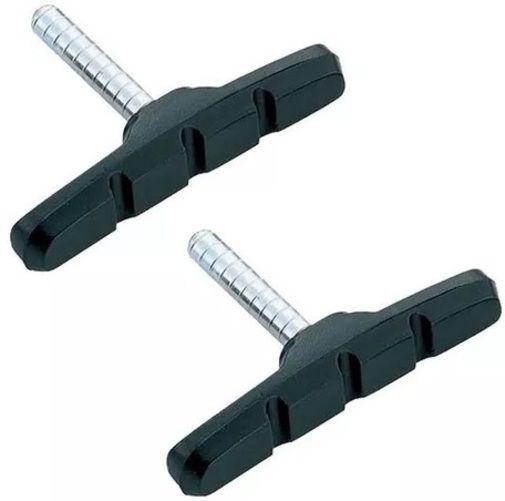 Imagem de Sapata pastilha de freio v-brake pino 70mm preto shiver atacado 10x pares 