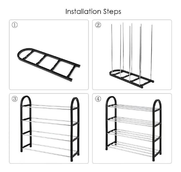 Imagem de Sapateira 12 Pares Organizador Quarto Prateleira Closet Nf