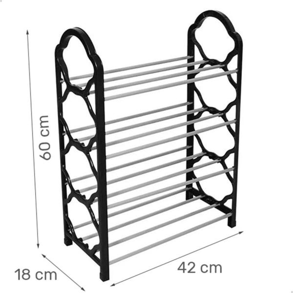 Imagem de Sapateira 4 Andares Vertical Organizador 8 pares