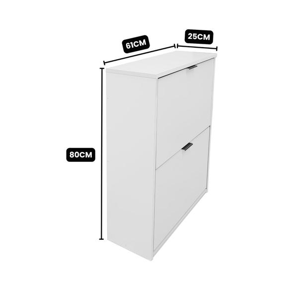 Imagem de Sapateira com 2 Portas Organizadora Para Quarto e Closet