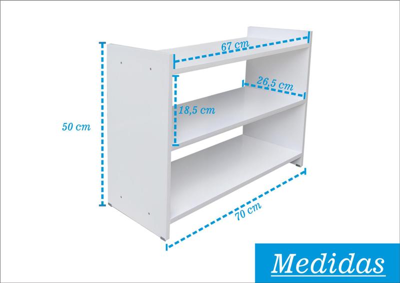 Imagem de Sapateira de Hall/ Mesa de Centro - 3 Prateleiras (Premium)