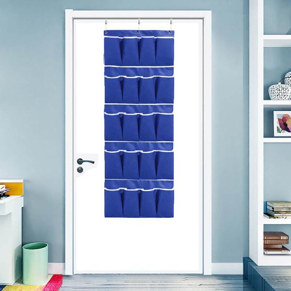 Sapateira de Porta Vertical 10 Pares Organizador Multiuso Prática Azul - Alfa Orion Imagem de Sapateira de Porta Vertical 10 Pares Organizador Multiuso Prática Azul