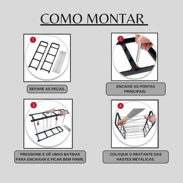 Imagem de Sapateira Desmontável Organizador De Calçados 4 Andares