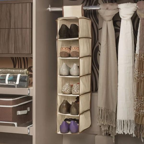 Sapateira Dobrável Organizador De Sapatos Closet E Armários