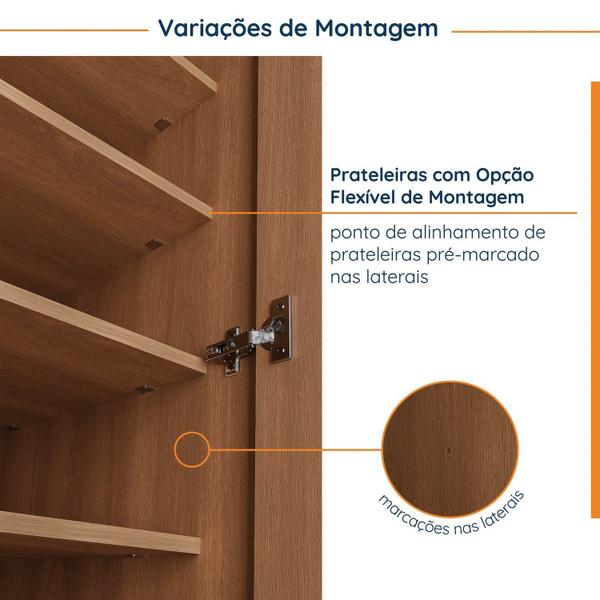 Imagem de Sapateira Modular 2 Portas Hera Cabecasa MadeiraMadeira