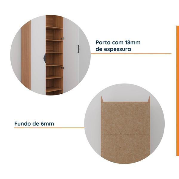 Imagem de Sapateira Modular 2 Portas Hera Cabecasa MadeiraMadeira