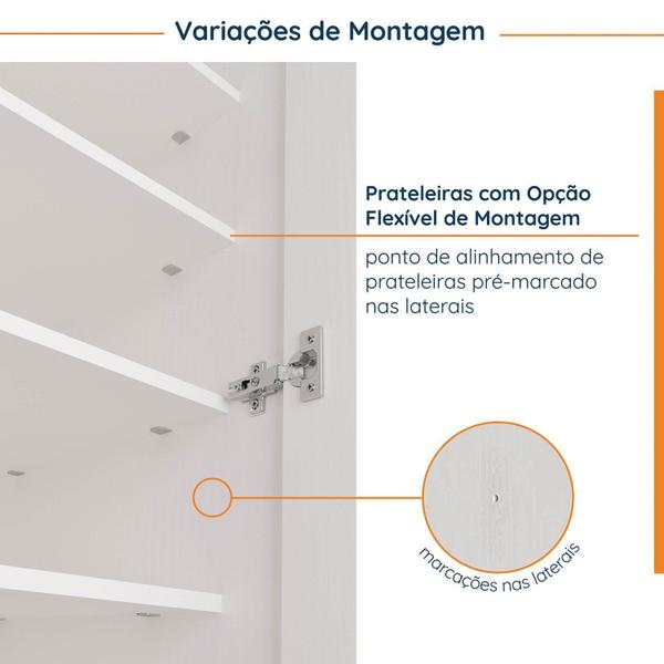 Imagem de Sapateira Modular 2 Portas Hera Cabecasa MadeiraMadeira