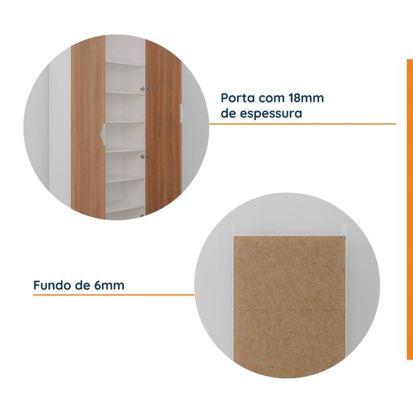 Imagem de Sapateira Modular 2 Portas Hera Cabecasa MadeiraMadeira