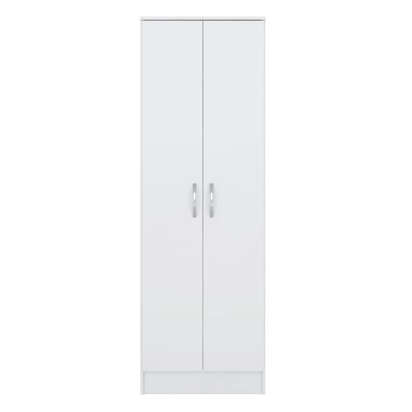 Imagem de Sapateira Multiuso Oxford 2 Portas 5 Prateleiras 61x183cm-Branco-EdeCasaMoveis