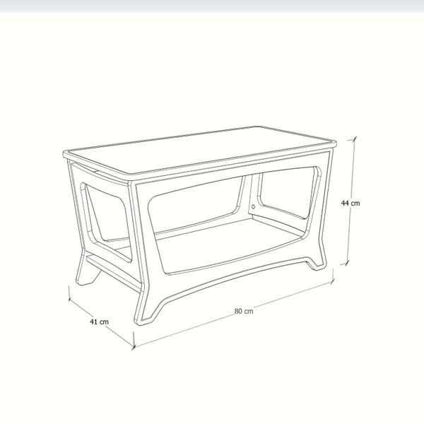 Imagem de Sapateira para Quarto 80cm Chad 100% Mdf Branco