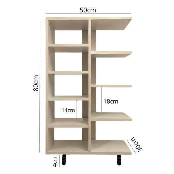 Imagem de Sapateira prática e versátil móvel multi-uso 50x30x80cm Branco