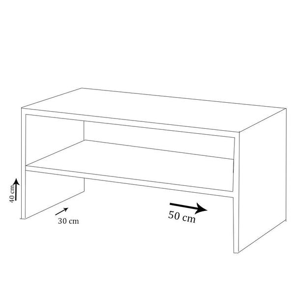 Imagem de Sapateira Simples Em Mdf - Natural