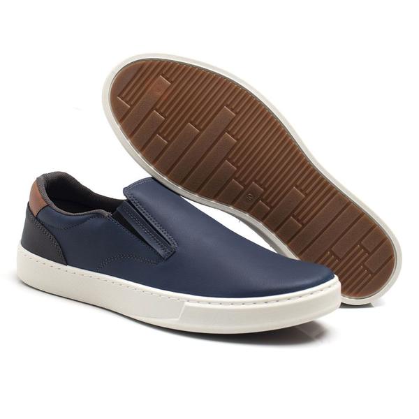 Imagem de Sapatenis Casual Slip On Masculino Tenis Moderno Macio Dia a Dia