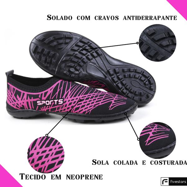 Imagem de Sapatilha Aquatica Nautica Neoprene Unissex costurada