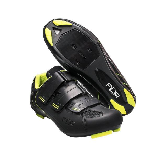 Imagem de Sapatilha Ciclismo Speed FLR F-35 Preto e Amarelo