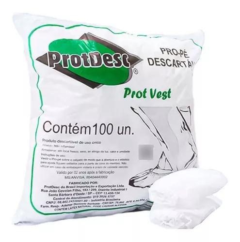 Imagem de Sapatilha Descartável Pró Pé 20GM Branco Protdesc Pc 100 Un