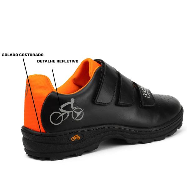 Imagem de Sapatilha Para Ciclismo Masculina Oxy Shoes Confortável Antiderrapante Segura