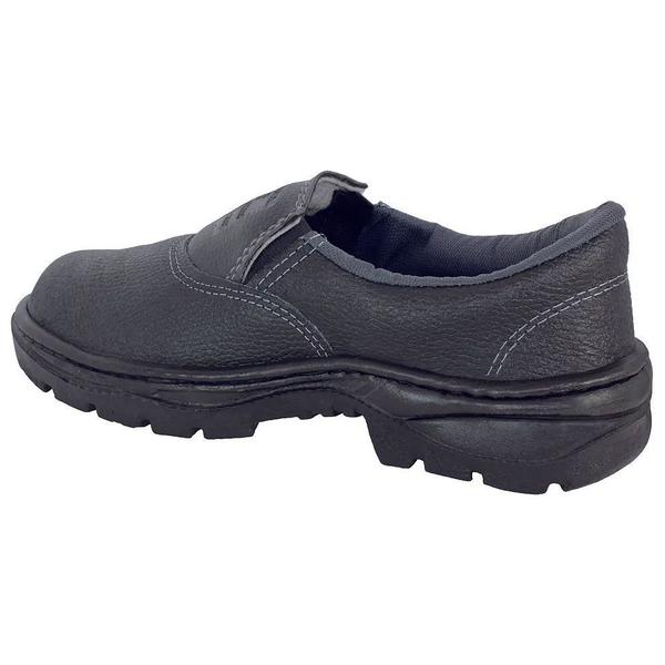 Imagem de Sapato De Segurança Preto Com Elástico E Sem Bico Monodensidade Nº44