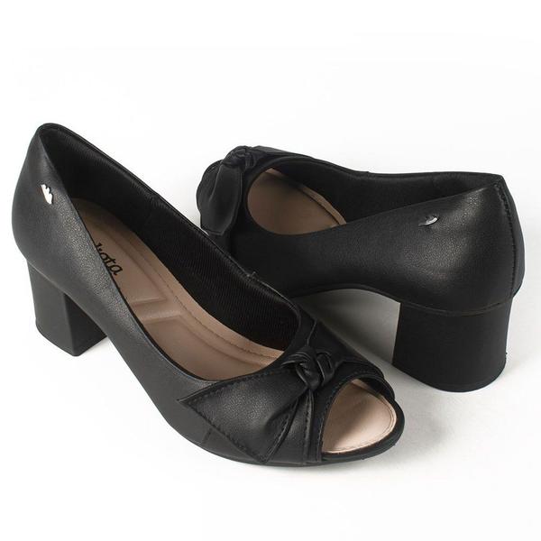 Peep Toe Sapato Feminino Tamanho 40 Sapato Feminino Peep Toe Preto