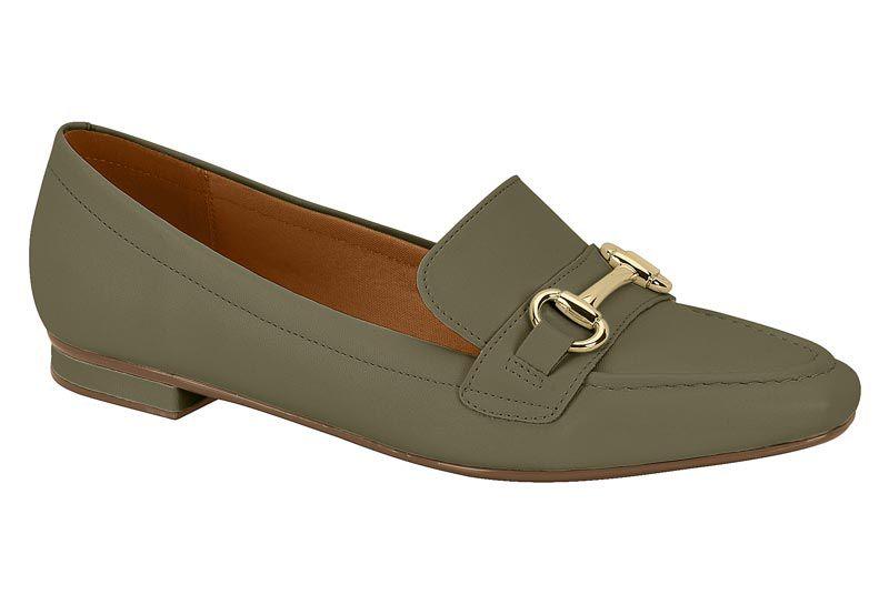 Sapato Mocassim Loafer Feminino Vizzano Fivela Bico Fino1351