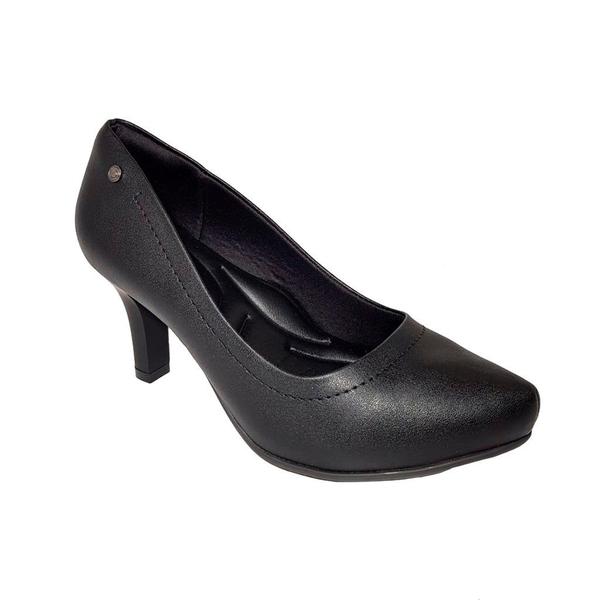 Sapato Comfortflex Scarpin Comfortflex Preto Sapato Comfort Flex