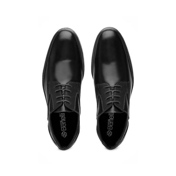 Sapato Social Masculino Bico Redondo Cadarço Confortável Sapato