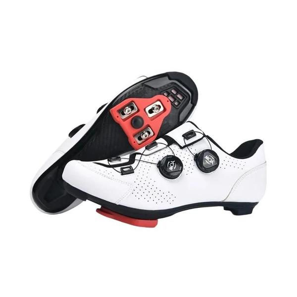 Imagem de Sapatos de Ciclismo MTB Unissex com Trava SPD - Tênis para Estrada e Mountain Bike