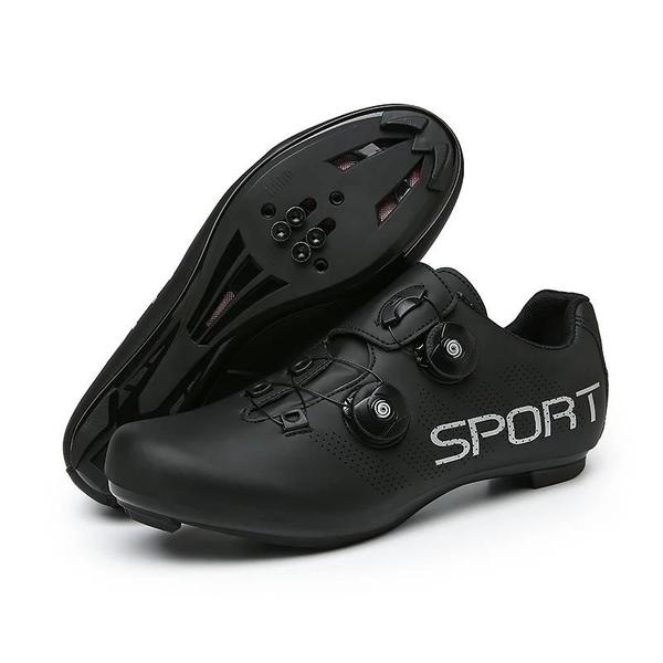 Imagem de Sapatos de Ciclismo MTB Unissex com Trava SPD - Tênis para Estrada e Mountain Bike