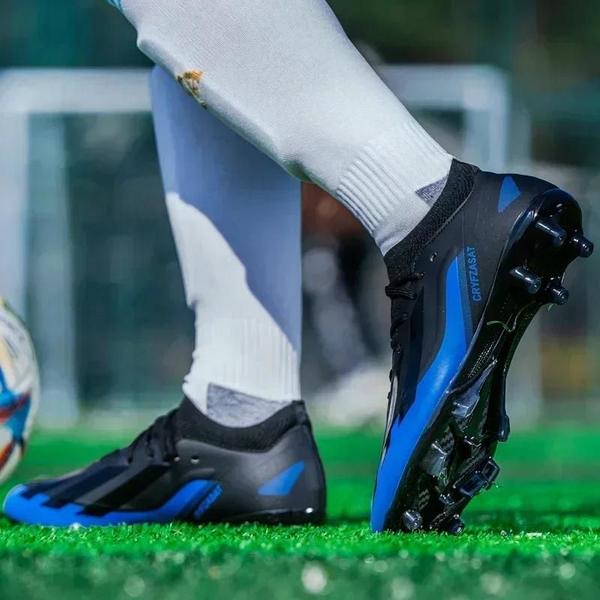 Imagem de Sapatos de Futebol Masculino Profissionais - Chuteiras para Interior e Exterior